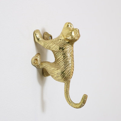 Melody Maison Gold Monkey Wall Hook from B&Q
