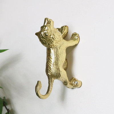 Melody Maison Lion Wall Hook Gold