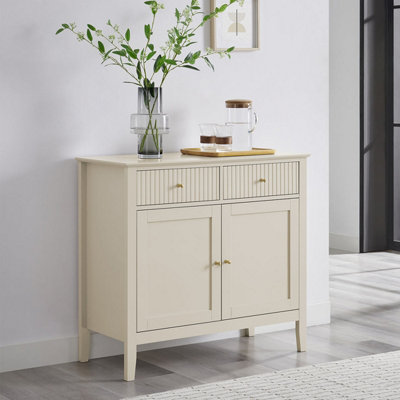 Melody Maison Taupe Two Door Two Drawer SideboardHales Taupe Range from B&Q