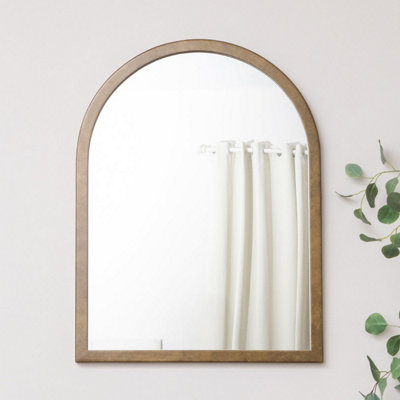 Melody Maison Bronze Framed Arched Wall Mirror60Cm X 80Cm from B&Q