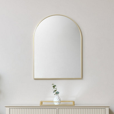 Melody Maison Gold Arched Wall Mirror 80Cm X 60Cm from B&Q