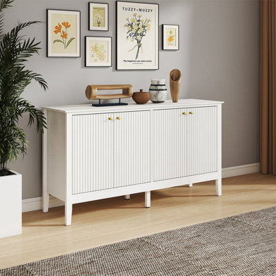 Melody Maison Large White 4 Door SideboardHales White Range from B&Q