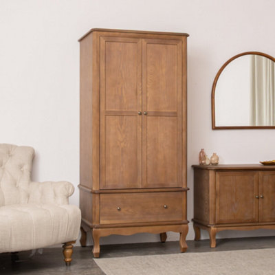 Melody Maison Tall Dark Wood WardrobeAshwell Range from B&Q