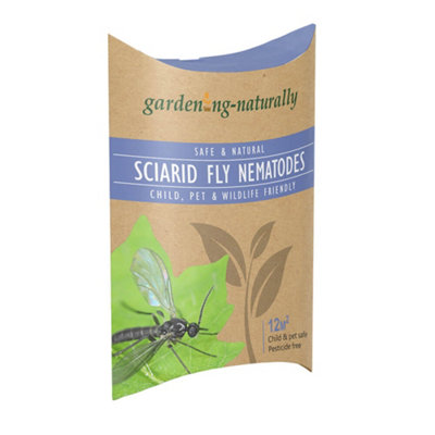 B&Q - Gardening NaturallySciarid Fly Nematodes (Fungus Gnat) Treats 12 Sq.m
