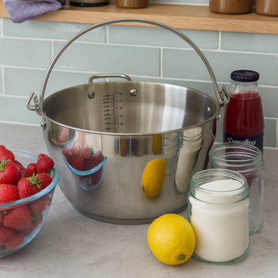 Gardening Naturally Maslin Jam Pan For Making Jams And Chutneys For Induction Hobs from B&Q