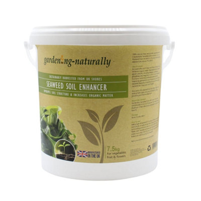 Gardening Naturally Granulated Seaweed Soil Enhancer 7.5Kg from B&Q