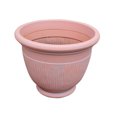 B&Q -  Ravello Terracotta Lite Patio Planter Medium - Image 3
