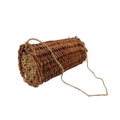 Gardening Naturally Natural Willow Bee And Insect Hotel With Bamboo Tubes from B&Q