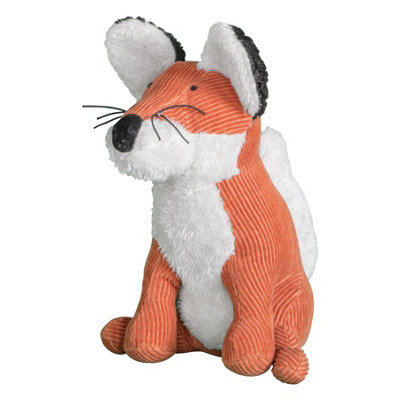 B&Q Flynn Fox Weighted Novelty Door Stop Orange