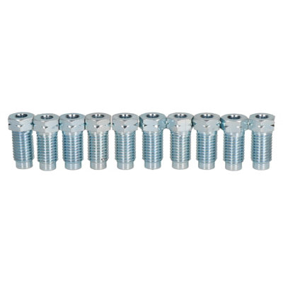 AB Tools Steel Male Brake Pipe Union Fittings 3/8 X 20 Unf For 3/16" Brake Pipe 10Pc from B&Q