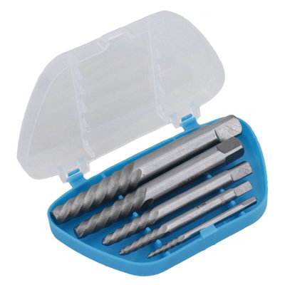 Ab Tools 5Pc Screw Extractor Remover Set For Damaged Broken Screws Bolts 3 - 18Mm Size 5
