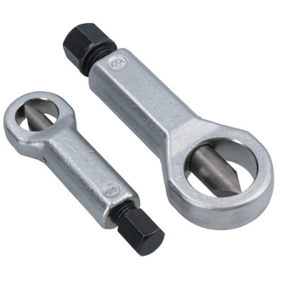 Ab Tools 2Pc Nut Bolt Splitter Remover For Rusted Rounded Seized Nuts From 2Mm - 22Mm
