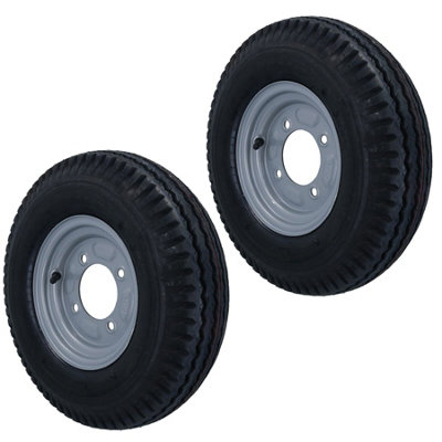 AB Tools Erde Daxara 100 101 102 Large Wheel & Tyre Upgrade 4.00/4.80-8 Pair from B&Q