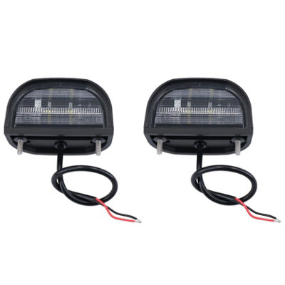AB Tools 2Pk Genuine Britax Led Number Plate Light Lamp Trailer Caravan Classic Car from B&Q