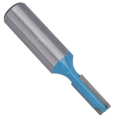 AB Tools Tct Straight Cut Router Bit 6.35mm D 20mm Depth Cutter Cutting Tool 1/2 Shank from B&Q