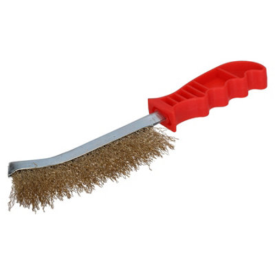 AB Tools Handheld Wire Brush Rust Removal Remover Cleaning Hand Brushes 1 Pack from B&Q