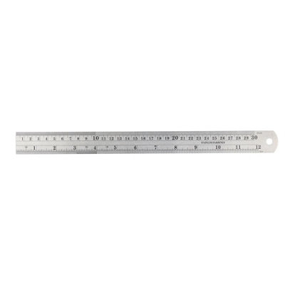 AB Tools 12" Stainless Steel Measuring Ruler Metric Imperial Measurements Measure Rule from B&Q
