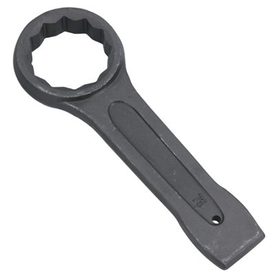 Ab Tools 75Mm Slogging Box End Striking Ring Wrench Spanner Bi-Hex 12 Sided Metric