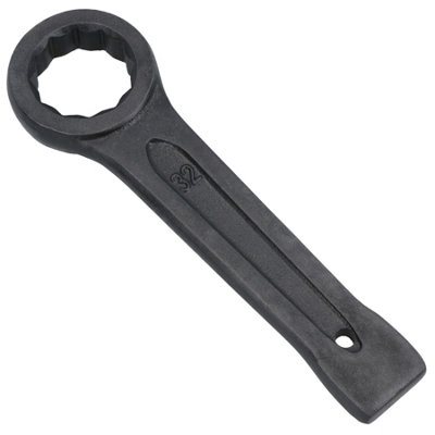 Ab Tools 32Mm Slogging Box End Striking Ring Wrench Spanner Bi-Hex 12 Sided Metric