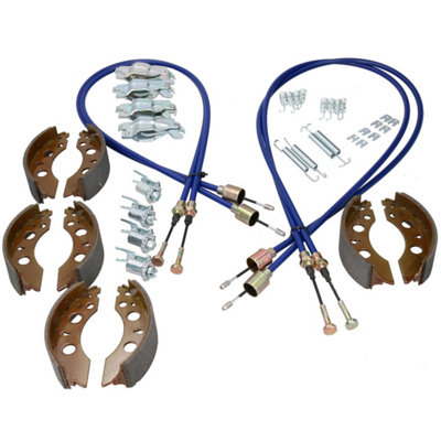 AB Tools Brake Shoe & Cable Refurb Kit For Indespension Pl27095 Plant Trailer 2700Kg from B&Q