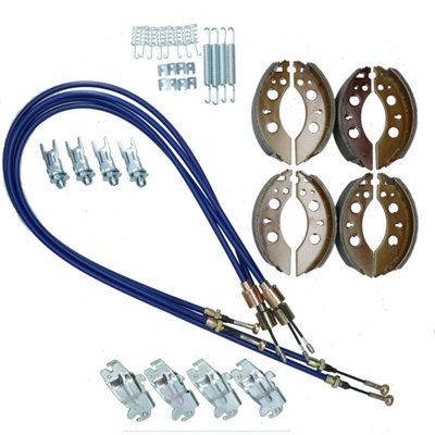 AB Tools Brake Shoe & Cable Refurb Kit For Indespension Gt26085 Goods Trailer 2600Kg from B&Q