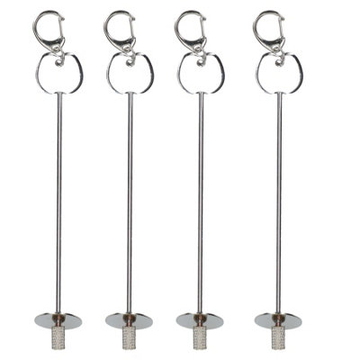 AB Tools Small Animal Pet Treat Hamster Guinea Pig Bird Rabbit Fruit & Veg Skewer 4Pk from B&Q
