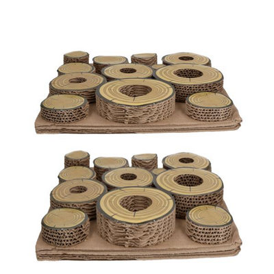 Ab Tools Animals Guniea Pigs Boredom Breaker Maze A Log Treat Challenge 2Pk Small