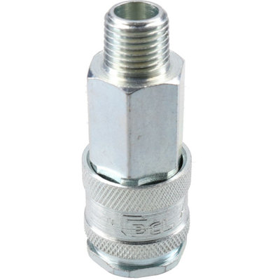 B&Q -  Pcl Xf Series Female Coupler 1/4" Bsp Male Thread Air Hose Fitting Ac71Cm