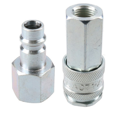 Ab Tools Pcl Xf Series Female Coupler 1/4" Bsp Female Thread & Male Fitting Air Adaptor
