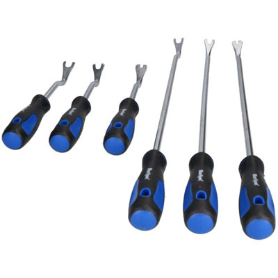 AB Tools Door Panel And Trim Removal Remover Set For Clips Rivets Fasteners 6Pc from B&Q
