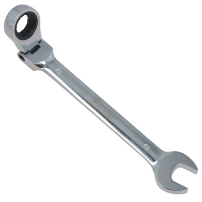 Ab Tools 19Mm Metric Flexible Flexi Head Ratchet Combination Spanner Wrench 72 Teeth