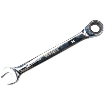 AB Tools 14mm Metric Ratchet Combination Spanner Wrench 72 Teeth Reversible from B&Q