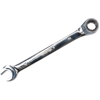 AB Tools 12mm Metric Ratchet Combination Spanner Wrench 72 Teeth Reversible from B&Q