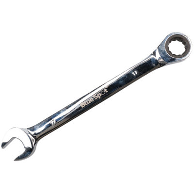 AB Tools 17mm Metric Ratchet Combination Spanner Wrench 72 Teeth Reversible from B&Q