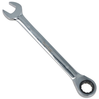 Ab Tools 19Mm Metric Ratchet Combination Spanner Wrench 72 Teeth Reversible