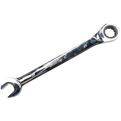 AB Tools 21mm Metric Ratchet Combination Spanner Wrench 72 Teeth Reversible from B&Q