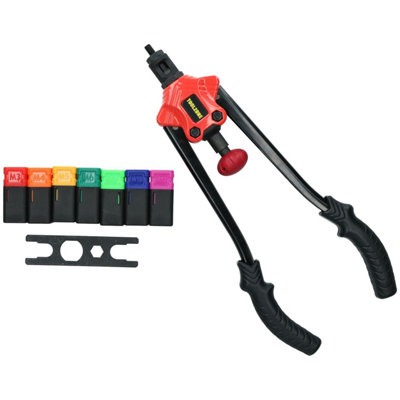 AB Tools M3M12 Hand Nut Riveter Nut Sert Tool Fastener Fastening Riveting Kit 312mm from B&Q
