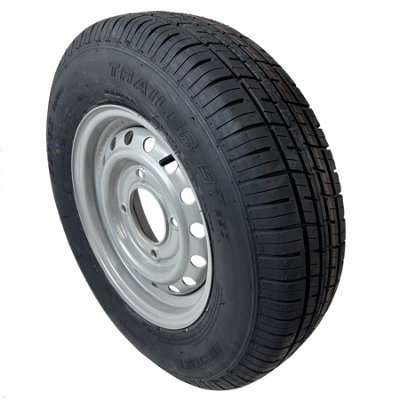 AB Tools 13" Wheel & Tyre For Ifor Williams 2700Kg Twin Axle Livestock Trailers 165 R13 from B&Q