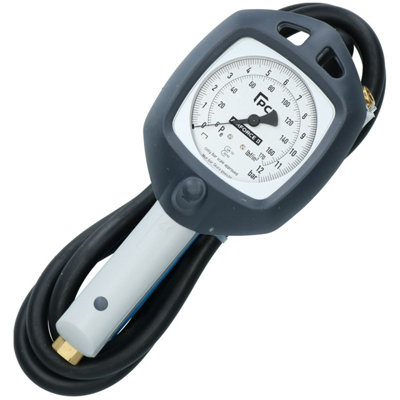 AB Tools Pcl Tyre Air Inflator Gauge 0-170Psi Hose 1.8M Afg1H08 Airforce Ll Euro Clip End from B&Q