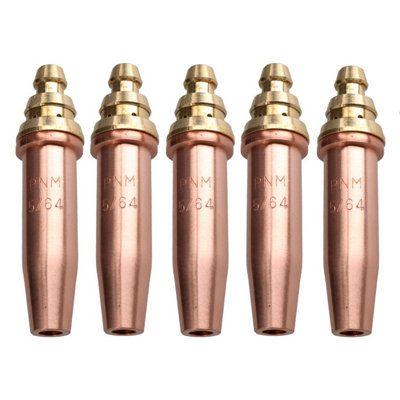 AB Tools Pnm Oxy Propane Gas Cutting Nozzle Tip Standard Length 5/64" 70-100mm 5Pk from B&Q