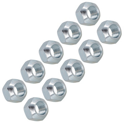 AB Tools M16 Conical Wheel Nuts Nut Pack Of 10 For Trailer Caravan Suspension Hubs from B&Q