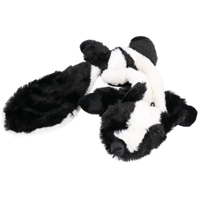 B&Q -  Plush Super Soft Unstuffed Dog Toy With Squeak 8X10X58Cm
