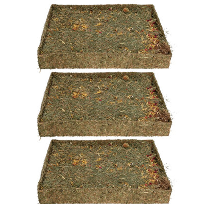 AB Tools Small Animal Pet Treat Rabbit Guinea Pig Nibble 'n' Dig Meadow 3Pack from B&Q