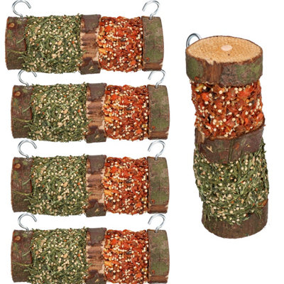 B&Q -  Small Animal Pet Treat Rabbit Guinea Pig Naturals Double Woodroll 5Pk