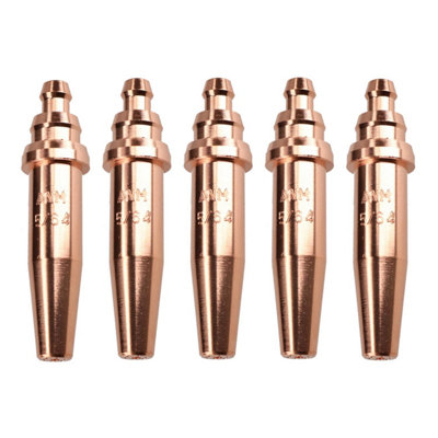 AB Tools Anm Oxy Acetylene Gas Cutting Nozzle Tip Standard Length 5/64" 70-100mm 5Pk from B&Q