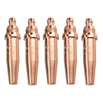 AB Tools Anm Oxy Acetylene Gas Cutting Nozzle Tip Standard Length 1/32" 36mm 5Pk from B&Q