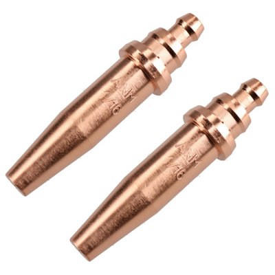 AB Tools Anm Acetylene Oxygen Gas Cutting Nozzle Tip Standard Length 1/16" 10-75mm 2Pk from B&Q