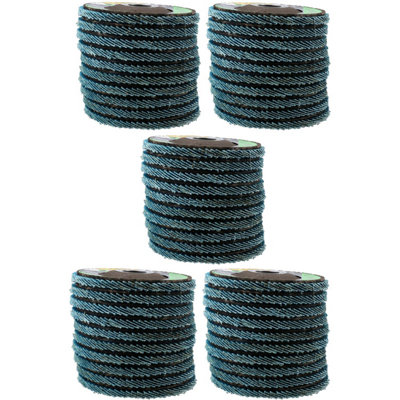 AB Tools 120 Grit Zirconium Flap Discs For Sanding Grinding Removal 4-1/2In Grinder 50Pc from B&Q
