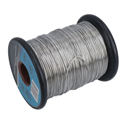 AB Tools Stainless Steel Lock Wire Lockwire Twist Safety Wire 0.8mm Approx 125 Metres from B&Q