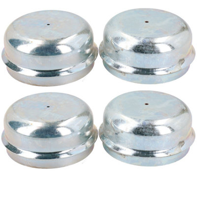 AB Tools 4 Pack 65mm Indespension Dust Cap Wheel Hub Trailer Bearing Grease Cover from B&Q